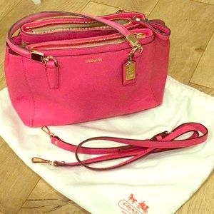 Pink Coach bag - barely ever used